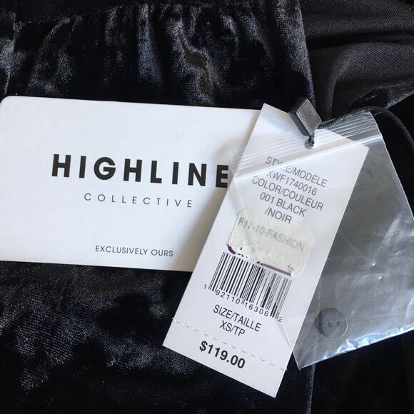 🆕Highline Collective Crushed Velvet Long Sleeve Dress - Picture 5 of 6